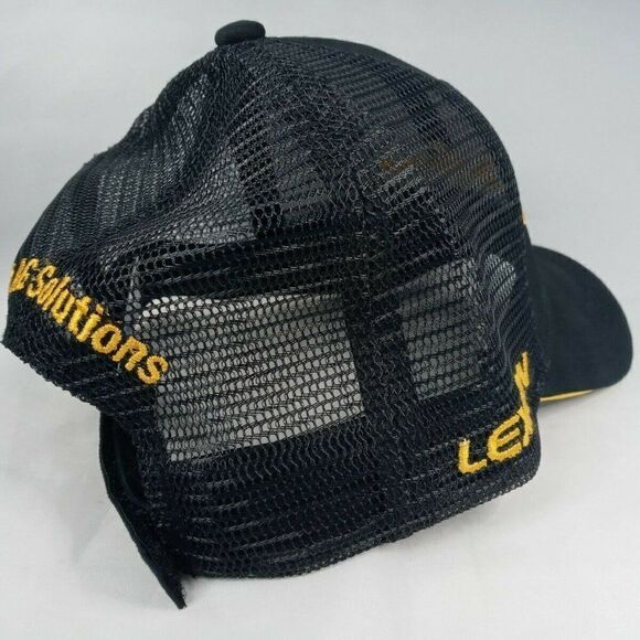 Trucker Cap Hat Industrial Challenger BLK/Yellow - Picture 5 of 12